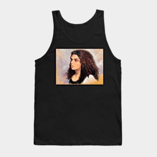 Portrait of Natalie ~ oil painting Tank Top